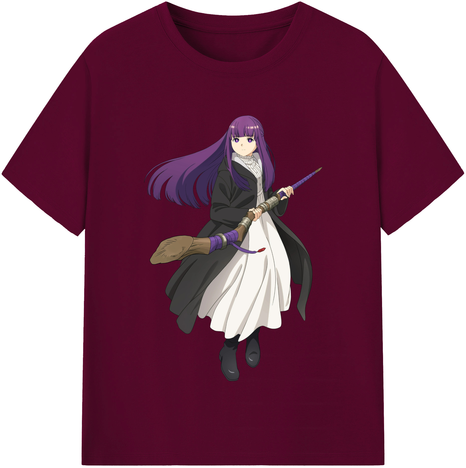 （画像用） 葬送のフリーレン Frieren レディースカジュアルプリントTシャツ（綿100％）